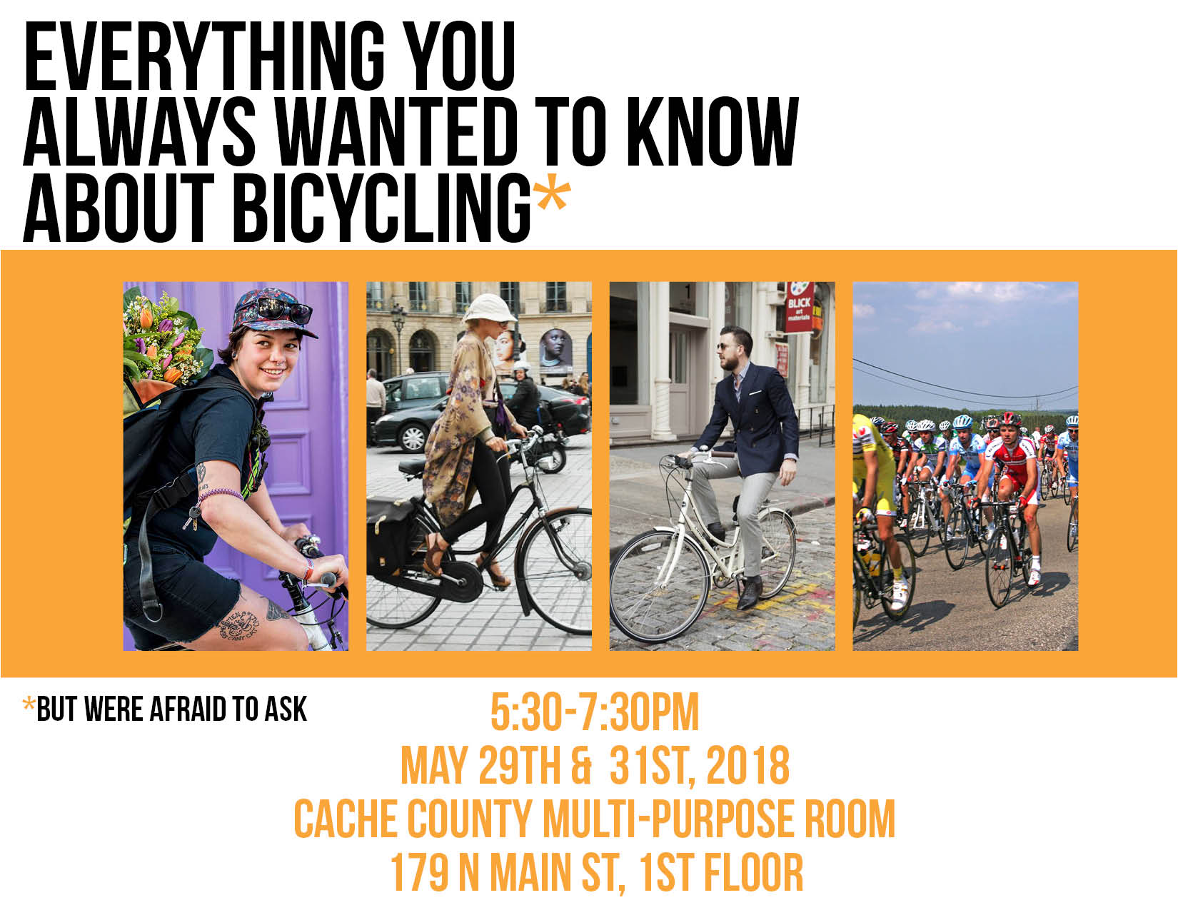 everything you wanted to know about bicycling but were too afraid to ask